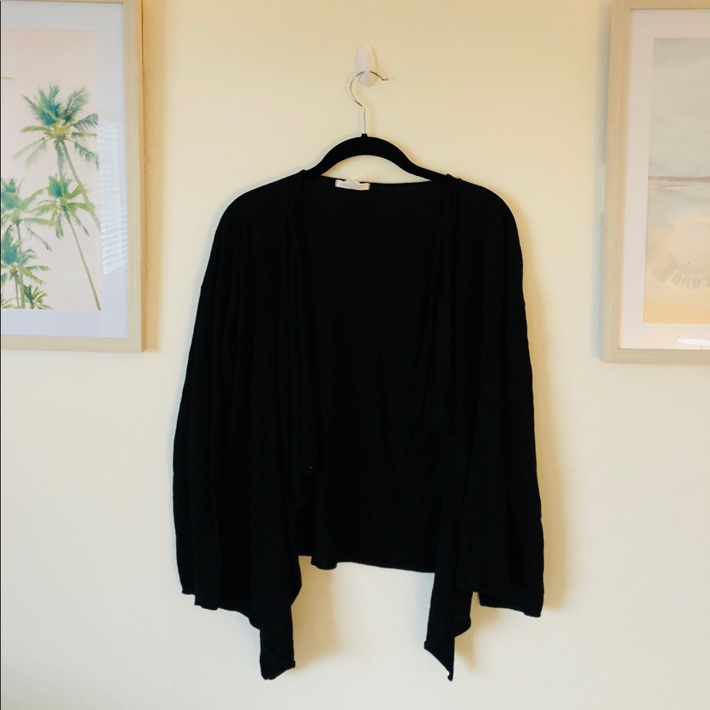 Black cardigan